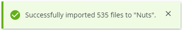 Successfully imported