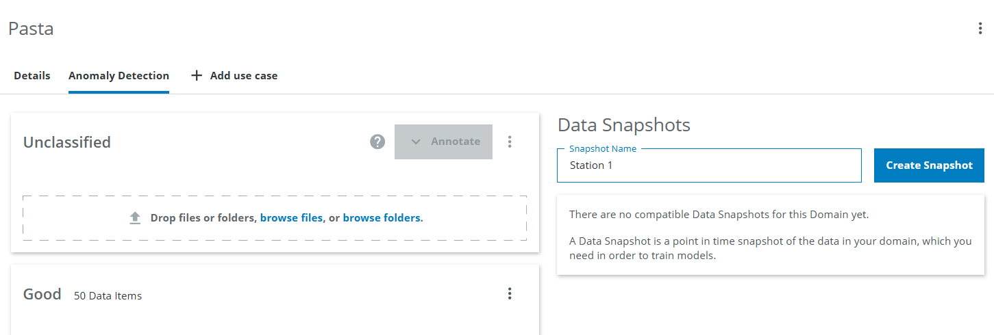 create snapshot