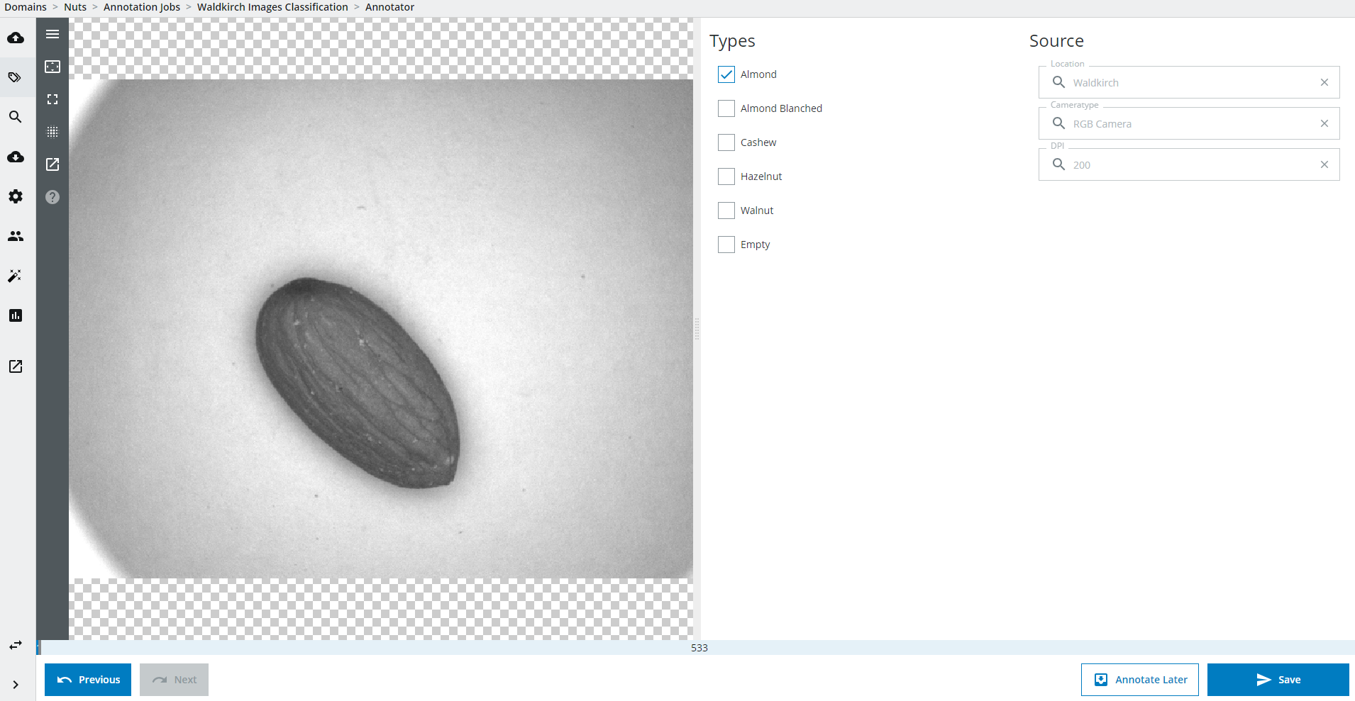 Annotation view