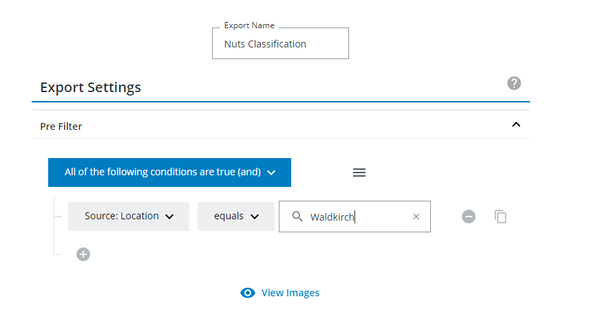 Creating prefilter