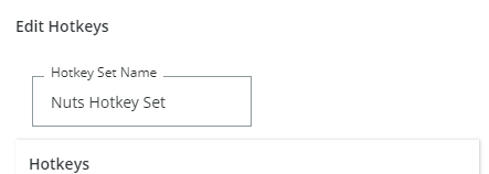 Change name of hotkey