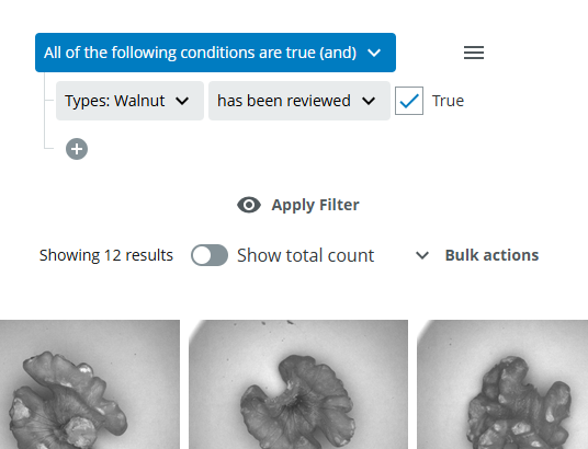 "has been reviewed" Filter