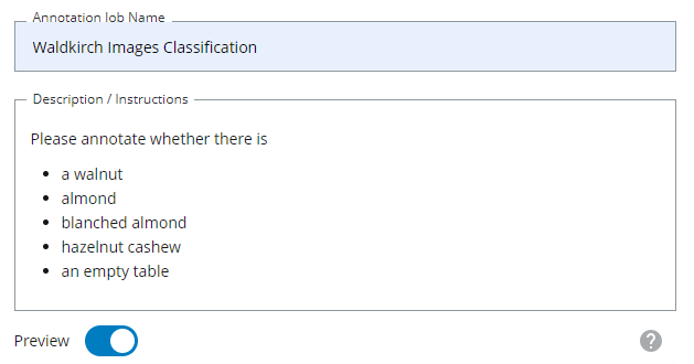 Annotation Job Instructions
