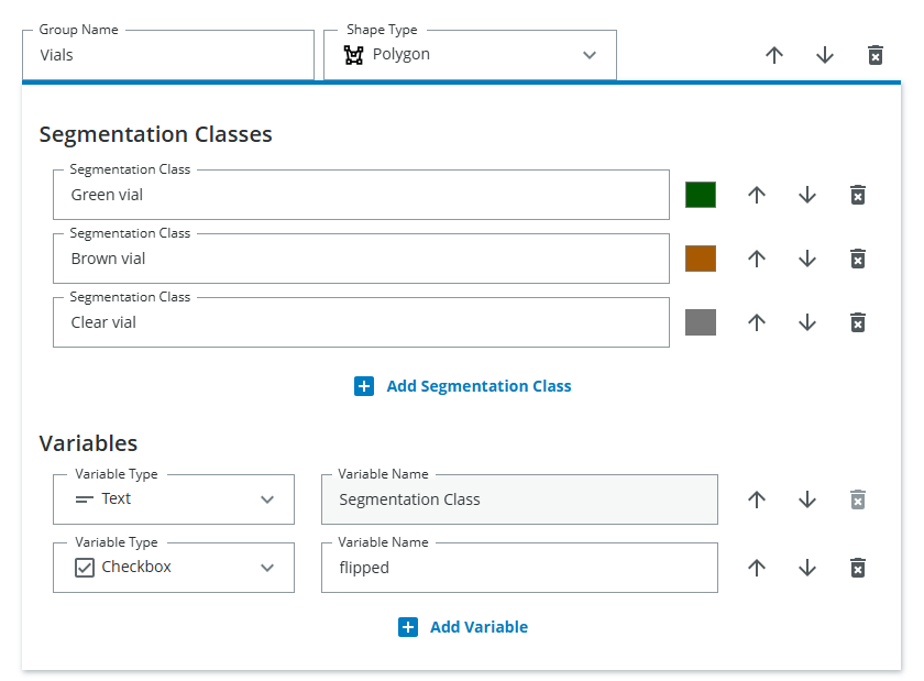Adding a Segmentation group