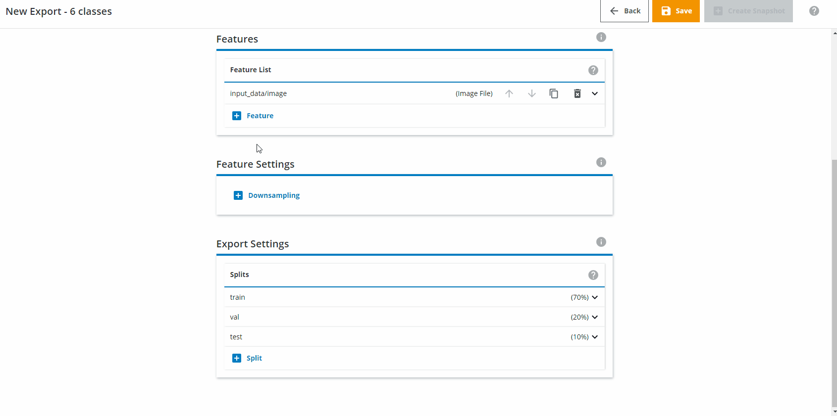 Export individual classes 1