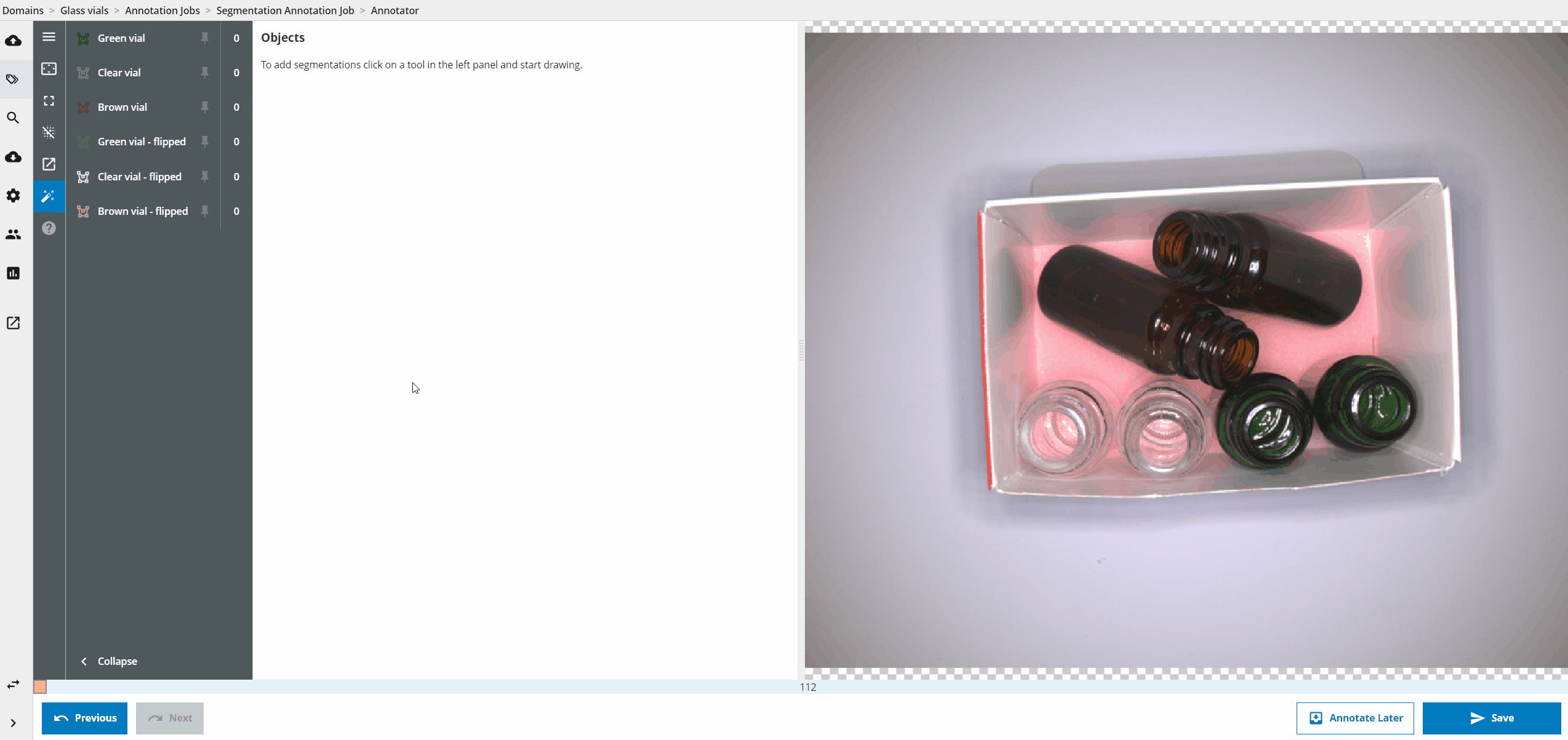 Annotating with the Assisted Object Annotation Tool