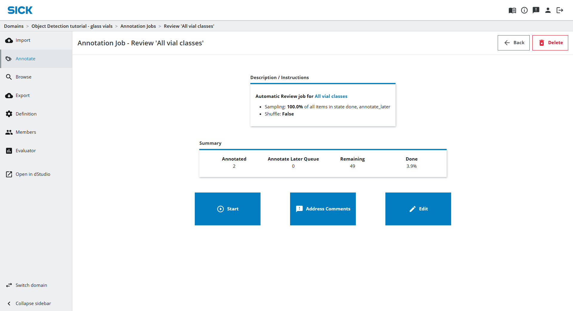 Adress Review Comments
